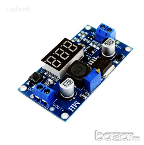 LM2596 LM2596S понижаващ модул на напрежение с волтметър