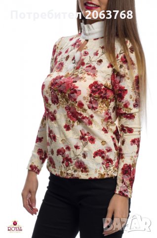 Красива Дантелена Флорирана Риза , снимка 3 - Ризи - 23692039