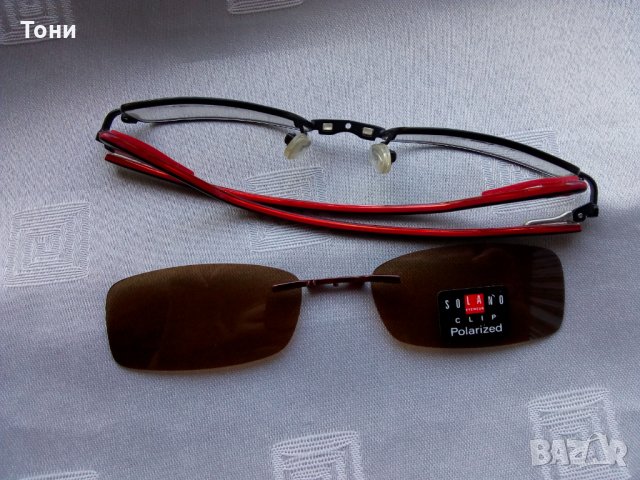 Оригинална диоптрична рамка Solano Clip-On, снимка 7 - Слънчеви и диоптрични очила - 26169036