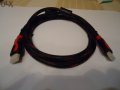 Кабел HDMI - HDMI 1,80 метра,5 метра с твърда оплетка и феритен филтър 2 бр., снимка 5