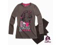 Разпродажба! Детска пижама Monster High за 8 и 10 г. - модел 8 т. сиво, снимка 1 - Детски пижами - 12563251
