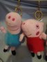 Пепа Пеппа ПИГ Джордж мама татко малки плюшена играчка ключодържател Peppa Pig Pepa Pig, снимка 3