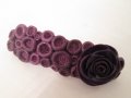 Шнола за коса с роза-hand made , снимка 2
