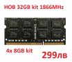 НОВА 32GB 1866MHz RAM DDR3 (4x 8GB) kit HYNIX 204Pin PC3-14900 DDR3 за Лаптопи Компютри SODIMM РАМ, снимка 4