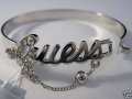 дамска твърда гривна златиста и сребриста guess, снимка 2