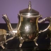 златна кана с две чаши за кафе или колекция-внос швеицария, снимка 6 - Колекции - 25343905
