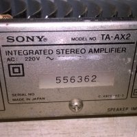 sony ta-ax2 made in japan-stereo amplifier-внос швеицария, снимка 12 - Ресийвъри, усилватели, смесителни пултове - 26099732