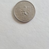 Монета 1 Чешка Крона 1996г. / 1996 1 Czech Koruna KM# 7, снимка 3 - Нумизматика и бонистика - 15816863