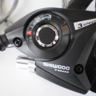 Продавам колела внос от Германия  нови команди SHIWOOOO V-BRAKE 7 х 3 SPEED модел 2015г, снимка 16 - Части за велосипеди - 12262431