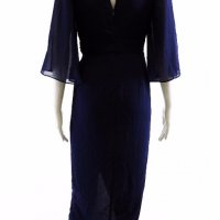 TFNC елегантна дамска рокля, нова, с етикет, тъмно синя, снимка 6 - Рокли - 18642348