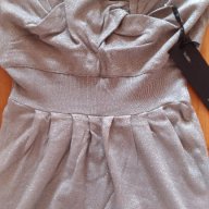 Нова сива рокля с кашмир, снимка 2 - Рокли - 17785280