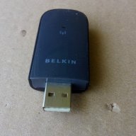Belkin 150N Enhanced Wireless USB Adapter F6D4050 v2, снимка 2 - Мрежови адаптери - 18346606