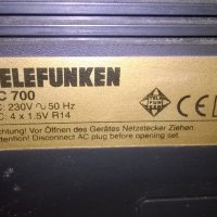 telefunken rc700-внос швеицария, снимка 7 - Радиокасетофони, транзистори - 23933498