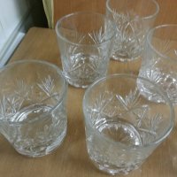  кристални чаши , снимка 10 - Антикварни и старинни предмети - 24766364