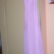 Бална Перлено-розова официална дълга рокля+подарък-наметало, снимка 5 - Рокли - 9870209