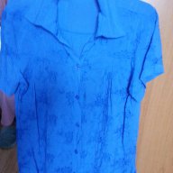 Блузка с къс ръкав с копчета, снимка 2 - Ризи - 12389422