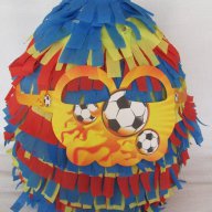 Футболна пинята, Голяма пинята 115см+ подарък маска и конфети 10лв ,готови за изпращане 	Голяма пи, снимка 6 - Рисуване и оцветяване - 16363085