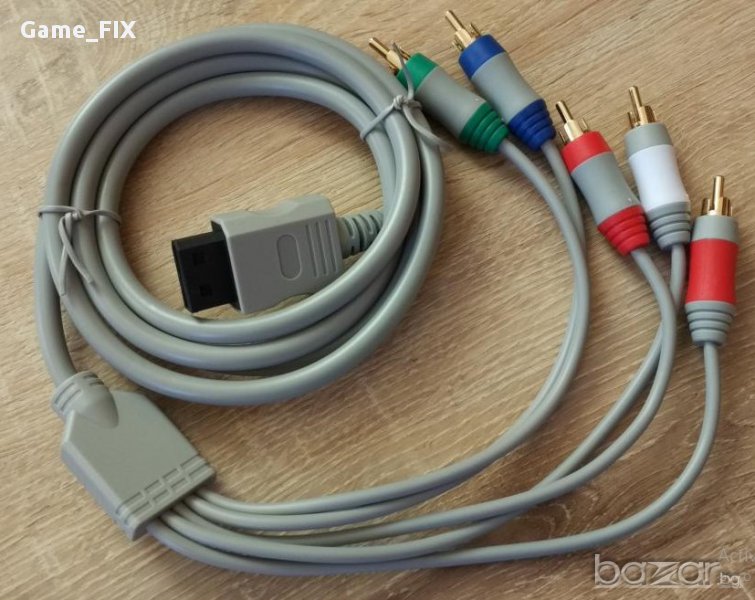 Компонентен кабел за Nintendo Wii и Wii U конзоли, снимка 1
