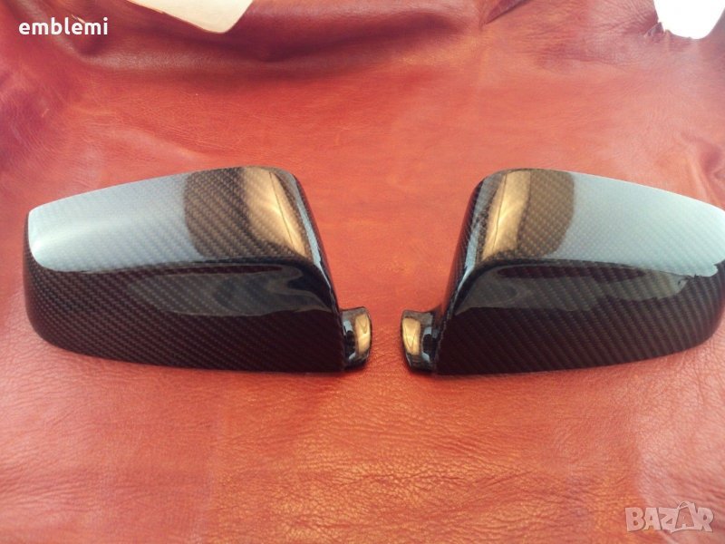 Карбон за БМВ BMW Въглеродни влакна огледало покрива комплект E60 E63 F06 F07 F12 F13 5 6 7 Series, снимка 1