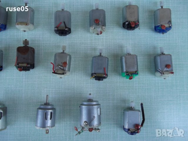 Лот от 33 бр. микроелектродвигатели постояннотокови работещи, снимка 6 - Други - 25229061