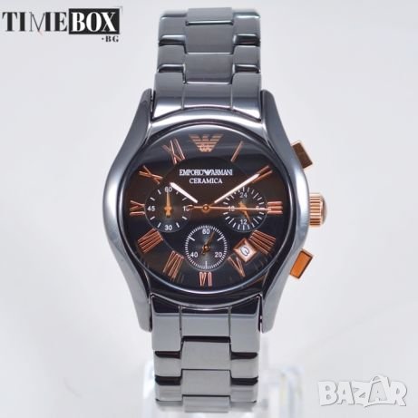 EMPORIO ARMANI Ceramica Chronograph AR1410. Нов мъжки часовник, снимка 2 - Мъжки - 24443189