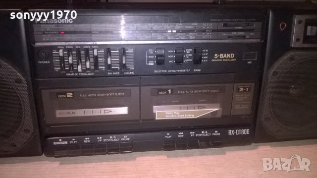 panasonic rx-ct800-ретро колекция-внос швеицария, снимка 10 - Ресийвъри, усилватели, смесителни пултове - 22527440