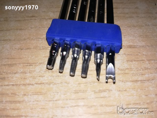 отвертка с 6х2 специфични накраиника-16см, снимка 11 - Отвертки - 20802263