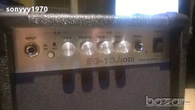 eleca ej-10j (od)-guitar amplifier-внос швеицария, снимка 4 - Ресийвъри, усилватели, смесителни пултове - 8496174