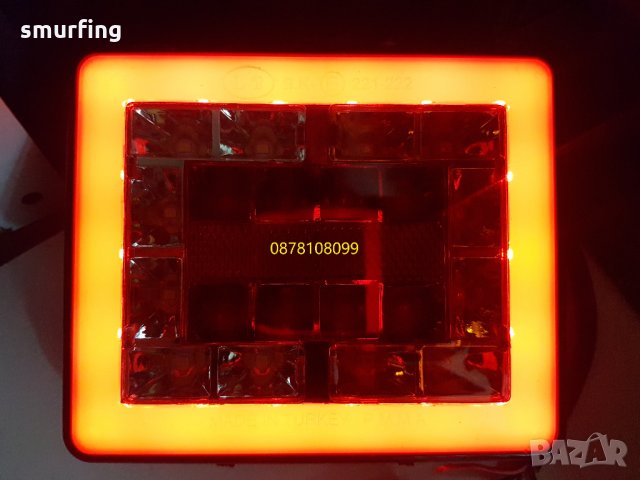 Лед Диоден стоп,неонов стоп за платформи,ремаркета,бусове и други!, снимка 1