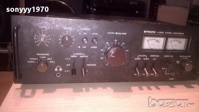 Strato a-9009-amplifier 250w-w.germany-внос швеицария, снимка 6 - Ресийвъри, усилватели, смесителни пултове - 15485411