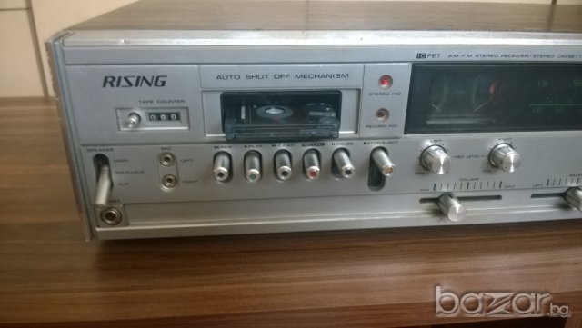 rising str-303-ic fet am/fm stereo receiver/cassette tape deck-54см..., снимка 12 - Ресийвъри, усилватели, смесителни пултове - 7711154