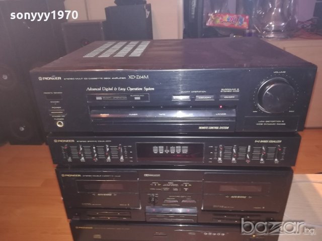 pioneer xd-z64m made in japan 240w-внос англия, снимка 10 - Ресийвъри, усилватели, смесителни пултове - 20402431