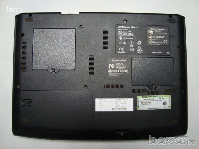 eMachines M6811 лаптоп на части, снимка 3 - Части за лаптопи - 18610174