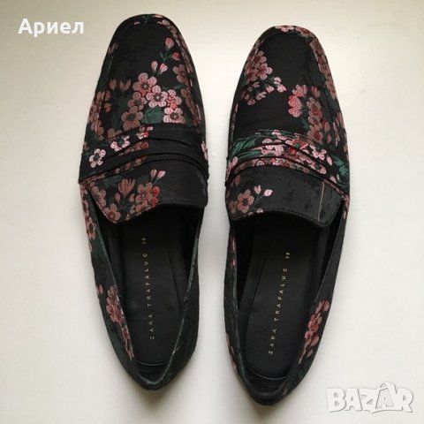 Дамски мокасини/лоуфъри ZARA, снимка 2 - Дамски ежедневни обувки - 22090228