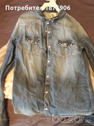 Дънкова риза "H & М", снимка 2 - Детски панталони и дънки - 21027233