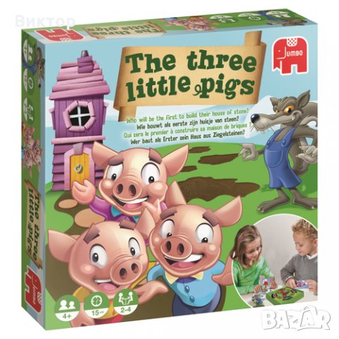 Настолна игра на трите малки прасенца, снимка 2 - Други - 22540253