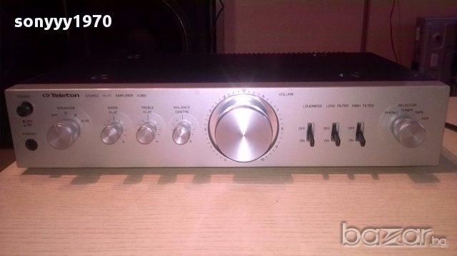 поръчан-teleton a-380s hi-fi amplifier-made in japan-внос швеицария, снимка 1 - Ресийвъри, усилватели, смесителни пултове - 16160809