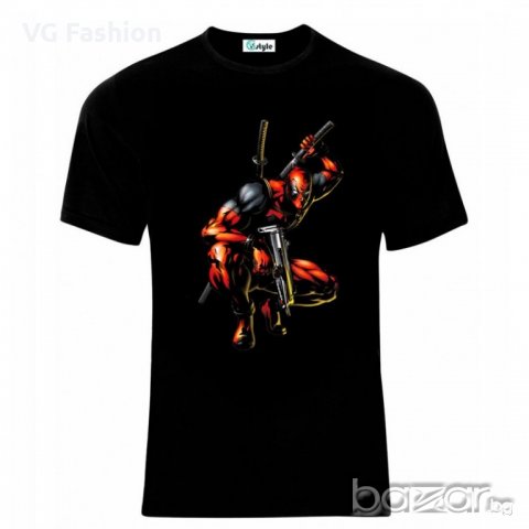 Мъжка Тениска Deadpool Superhero, снимка 1