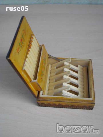 Кутия за цигари пирографирана, снимка 5 - Други ценни предмети - 11782684