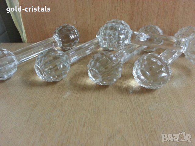  кристални поставки за прибори, снимка 6 - Антикварни и старинни предмети - 22535830