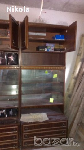 Секция, Библиотека , Шкаф с витрина, снимка 9 - Секции и витрини - 14727844