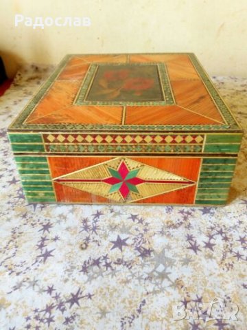 СССР голяма дървена кутия, снимка 5 - Декорация за дома - 22847429