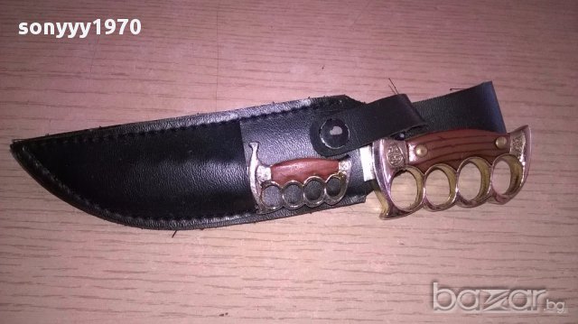 немски ножове в кания 17см с канията-внос швеицария, снимка 2 - Антикварни и старинни предмети - 18040006