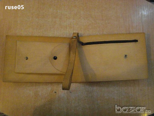 Хюмнетка от естествена кожа от магазин "СБХ" от соца, снимка 3 - Чанти - 10639816