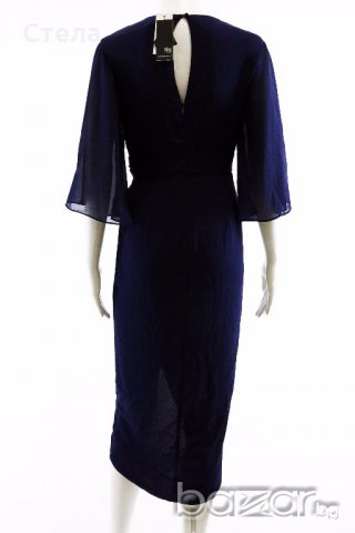 TFNC елегантна дамска рокля, нова, с етикет, тъмно синя, снимка 6 - Рокли - 18642348