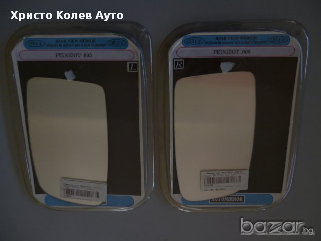 Стъкло за странично огледало ляво и дясно PEUGEOT 605
