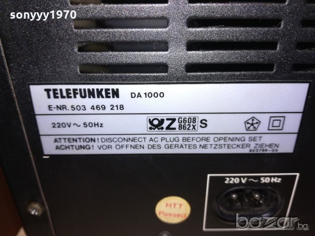 telefunken stereo amplifier-внос швеицария, снимка 14 - Ресийвъри, усилватели, смесителни пултове - 20937872