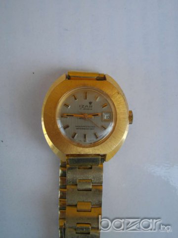 Лот от ръчни дамски позлатени швейцарски часовници - 5 бр., снимка 6 - Дамски - 7625915