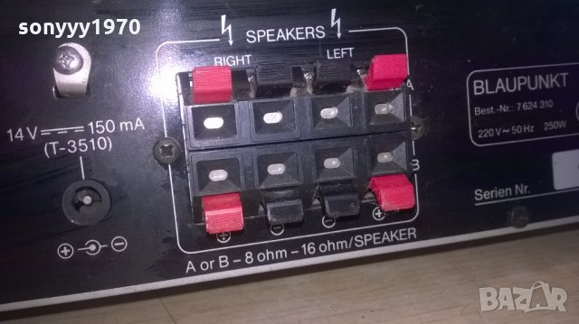 blaupunkt a-5610 hifi amplifier-made in japan-внос швеицария, снимка 15 - Ресийвъри, усилватели, смесителни пултове - 24877997