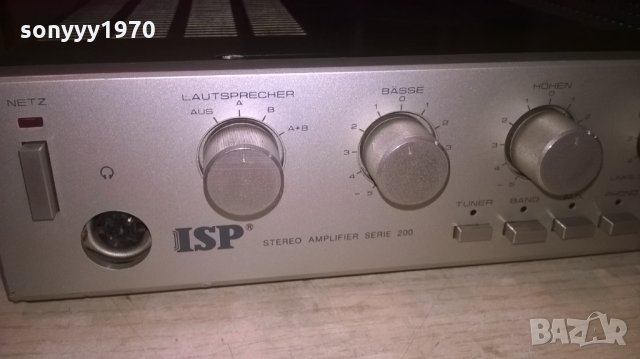 &isp serie 200-stereo amplifier-made in japan-внос франция, снимка 8 - Ресийвъри, усилватели, смесителни пултове - 24351444